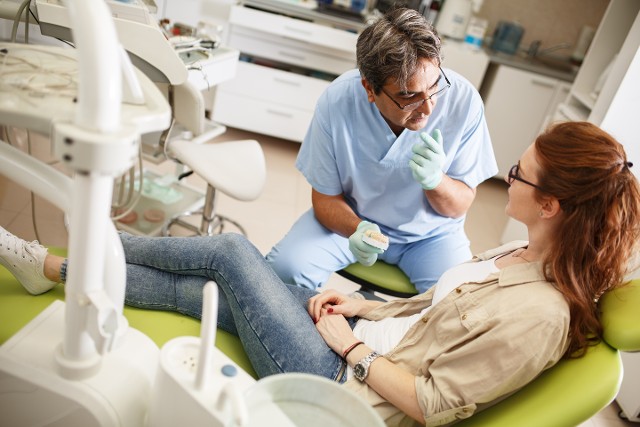 Dentist with Patient Dentist with Patient